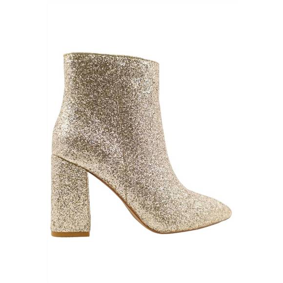 NEW SHU SHOP veronica boot in gold glitter - Picture 2 of 4
